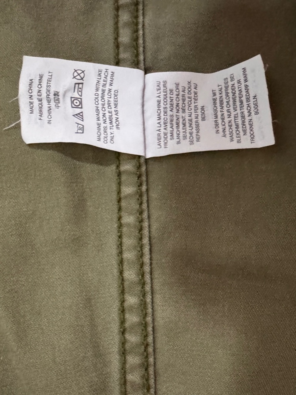 Madewell Olive Green Dispatch Utility Jacket Size M Field Coat C3394 - Picture 6 of 8
